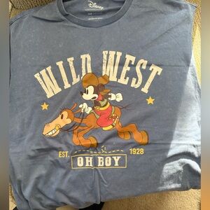 Disney Our Universe Organic Cotton sleeveless Muscle Tee in Blue